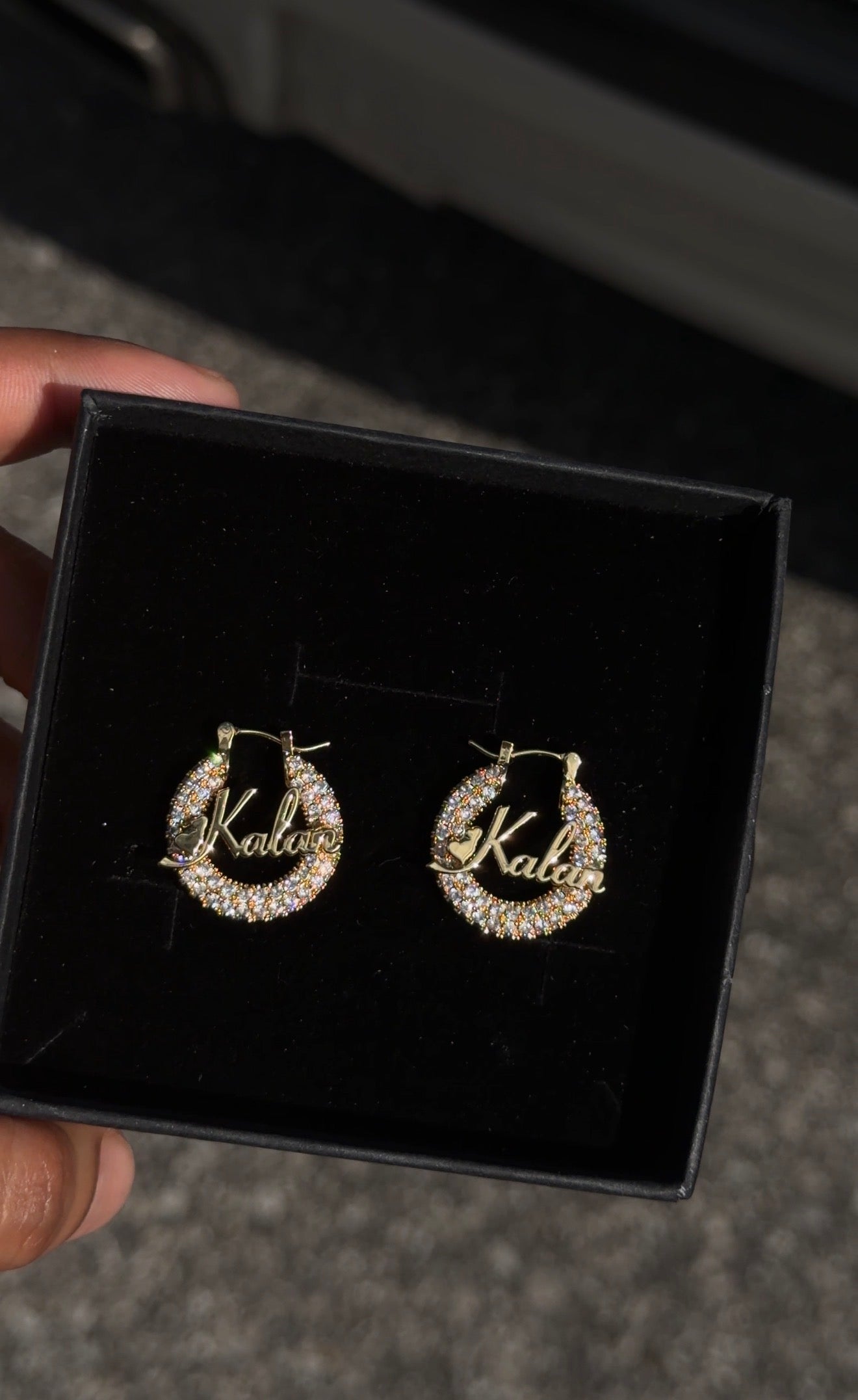 Pretty Girl Custom Hoops